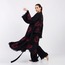 Red Eye Pamuklu Müslin Kimono Siyah Set