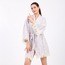 Jakarlı Damask Pamuklu Müslin Kimono