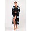 Blue Eye Pamuklu Müslin Kimono Siyah