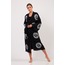 Helios Taş Baskılı Pamuklu Müslin Kimono