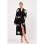 Green Eye Pamuklu Müslin Kimono Siyah