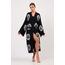 Helios Taş Baskılı Pamuklu Müslin Kimono