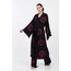 Red Eye Pamuklu Müslin Kimono Siyah