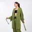 Classic Pamuklu Müslin Kimono Yeşil Takım