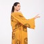 Eye Sarı Pamuklu Müslin Kimono
