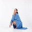 Blue Classic Pamuklu Müslin Kimono