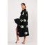 Green Eye Pamuklu Müslin Kimono Siyah