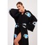 Blue Eye Pamuklu Müslin Kimono Siyah