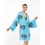Orange Eye Baby Blue Tall Kimono