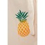 Ananas Desenli Taş Baskılı Pamuklu Kimono