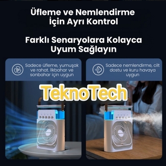 Buhar Üflemeli Masaüstü Fan

