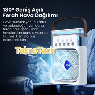 Buhar Üflemeli Masaüstü Fan

