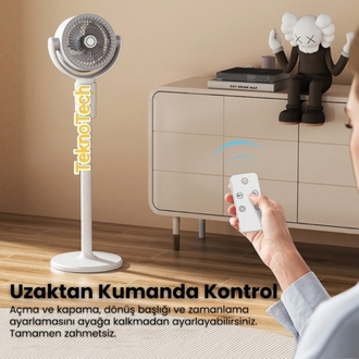 Ayarlanabilir Ayaklı Mega Fan (Şarjlı)

