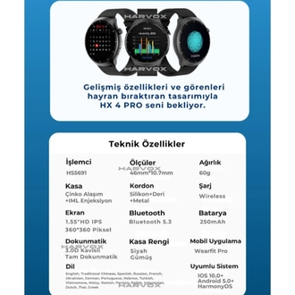 Harvox HX-4 Pro Akıllı Saat