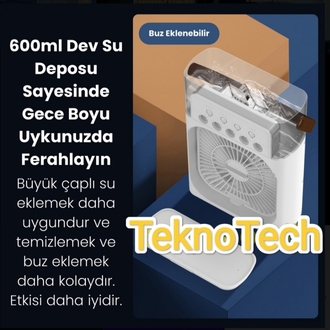 Buhar Üflemeli Masaüstü Fan

