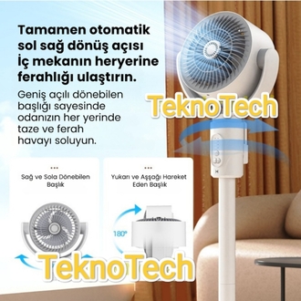 Ayarlanabilir Ayaklı Mega Fan (Şarjlı)

