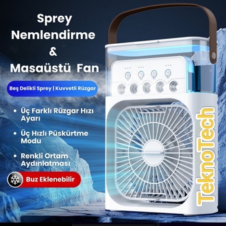 Buhar Üflemeli Masaüstü Fan

