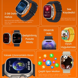 Watch HK 10 Ultra 3 Max Akıllı Saat

