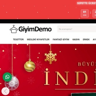 Opencart Modern Giyim Teması E-Ticaret Paketi
