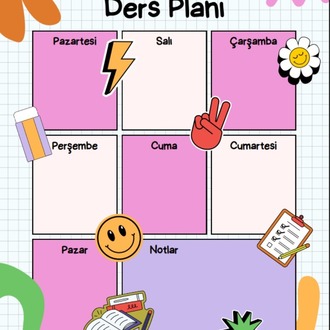 YKS KPSS çalışan öğrenciler için haftalık ders planı 