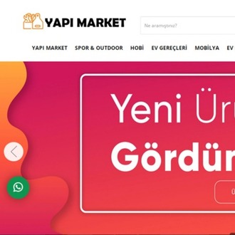 Opencart Hırdavat ve Yapı Market Modern Tema E-Ticaret Paketi