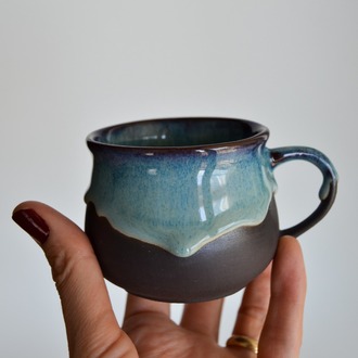 Pota Fincan (Siyah/Mavi)