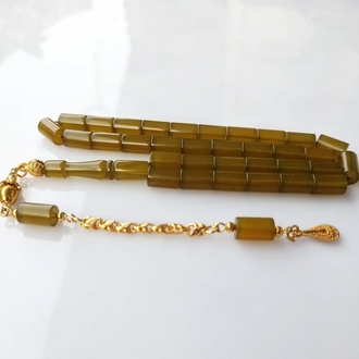 Usta İşçilikli Orjinal Ateş-i Sıkma Kehribar 7x11 mm