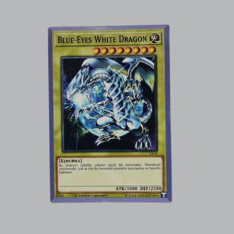 Yu-Gi-Oh! Türkçe Mavi Gözlü Beyaz Ejder Kartı