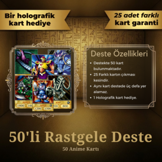 Yu-Gi-Oh! 50'li Rastgele Anime Destesi