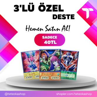 3'lü Özel Deste (Harpie Lady Sisters, Cyber Zırh, Harpie Lady)