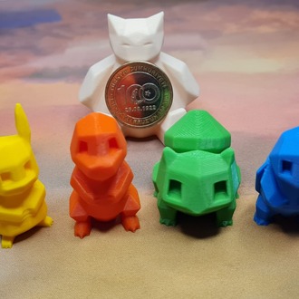 Minimalist Tasarım Pokemon 5'li 4cm'lik Figür Seti