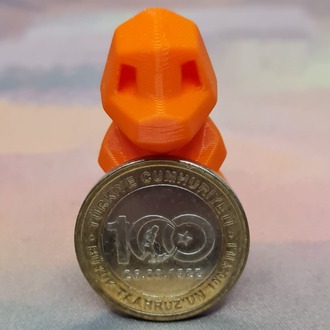 Minimalist Tasarım Pokemon Charmander 4cm'lik Figür