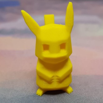 Minimalist Tasarım Pokemon Pikachu 4cm'lik Figür