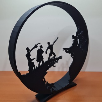 Harry Potter Üç Büyücü Kardeş Dekoratif Figür