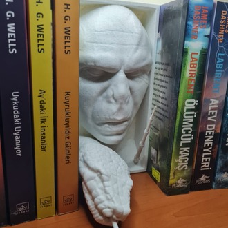 Harry Potter Voldemort Kitaplık Figürü