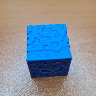 Piksel Tasarım Dekoratif Su Bloğu - 1 Adet 3D Baskı Oyun Dekoru
