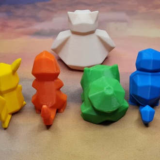 Minimalist Tasarım Pokemon 5'li 4cm'lik Figür Seti