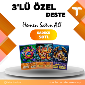 3'lü Özel Deste (Bin yıllık Ejderha, Zaman Büyücüsü, Bebek Ejderha)