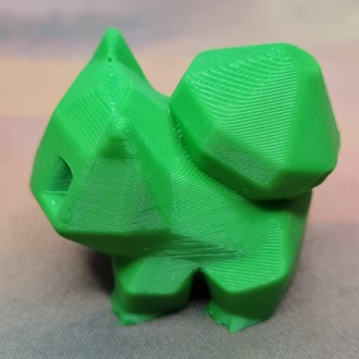 Minimalist Tasarım Pokemon Bulbasaur 4cm'lik Figür