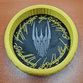 Tek Yüzük Bardak Altlığı 3D Baskı Koleksiyon Parçası