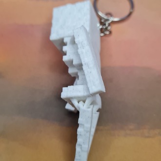 Minecraft İskelet Hareketli Anahtarlık
