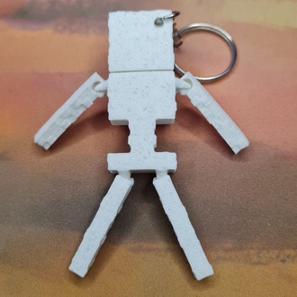 Minecraft İskelet Hareketli Anahtarlık
