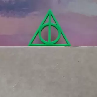 Harry Potter Ölüm Yadigarları Kitap Ayracı (Yeşil)