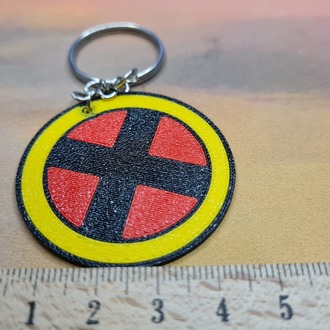 X-Men Logo 3D Baskı Anahtarlık