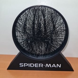 Spider-Man Ağ Logo 3D Baskı Koleksiyon Parçası