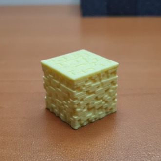 Piksel Tasarım Dekoratif Kum Bloğu - 1 Adet 3D Baskı Oyun Dekoru