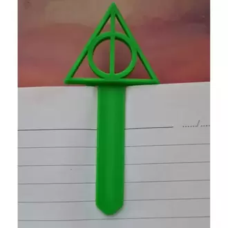 Harry Potter Ölüm Yadigarları Kitap Ayracı (Yeşil)