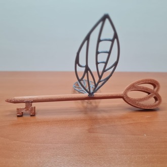 Sırlar Odası Kanatlı Anahtar 3D Baskı Koleksiyon Parçası