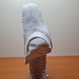 Saruman Büst 3D Baskı Koleksiyon Parçası