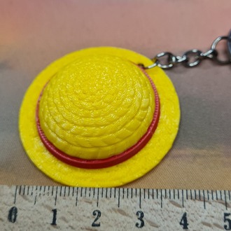 One Piece Luffy Hasır Şapka Anahtarlık